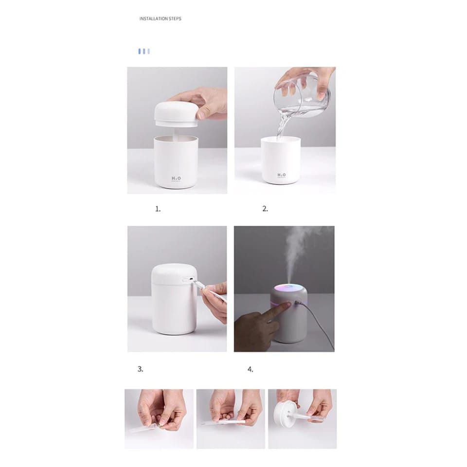 300ML usb colorful humidifier