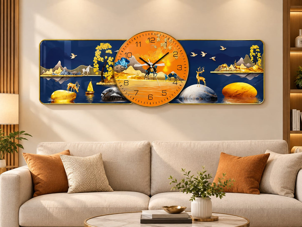 Modern 3-Piece Wall Clock