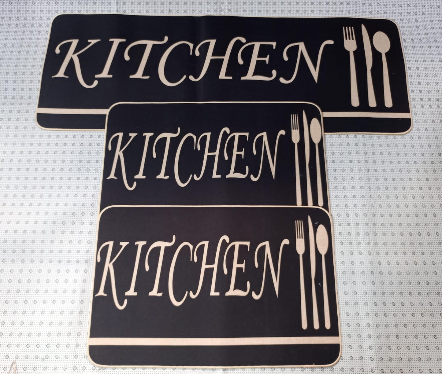 3 pcs kitchen mat
