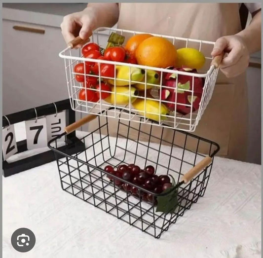 Metallic multipurpose basket