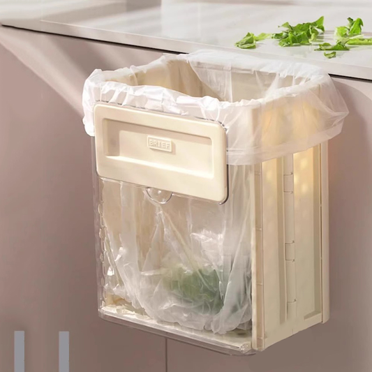 10L Wall-mounted Folding Rubbish Bin