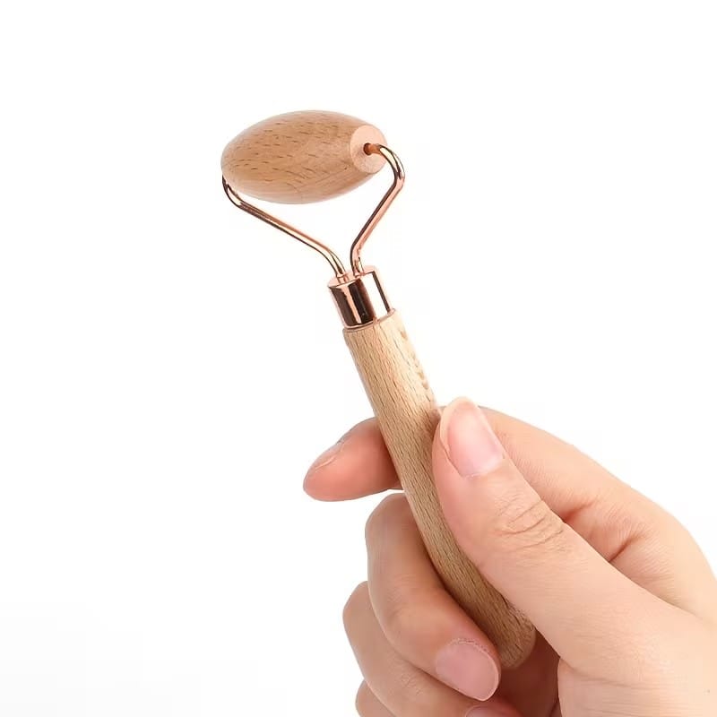 *Wooden Roller Face Massage Roller Body Eyes Neck Massager Tool For Face Anti Aging Anti Wrinkle, handheld ball facial meridian dredging and relaxation massage stick and hand massager