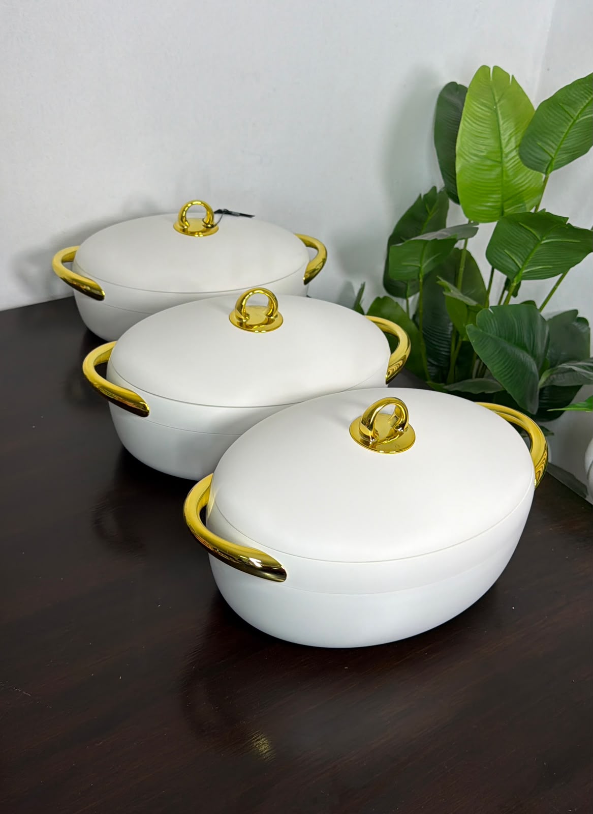 High quality 3PC Forever Gold Oval Hotpots.