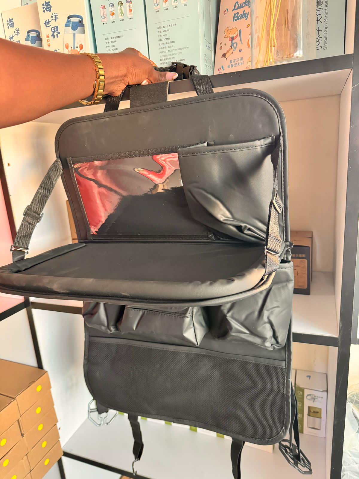 All in one Multi-Functional car seat Back Organizer