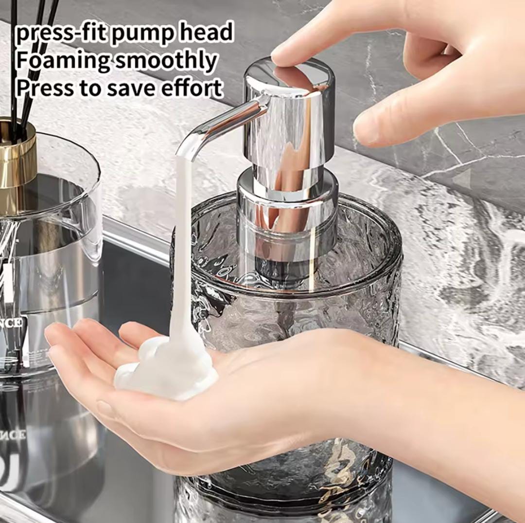 Acyric coloured handwash dispenser