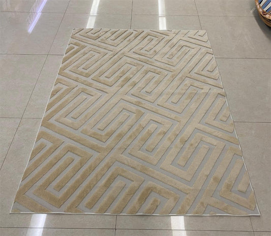 Modern microfiber pattern carpets