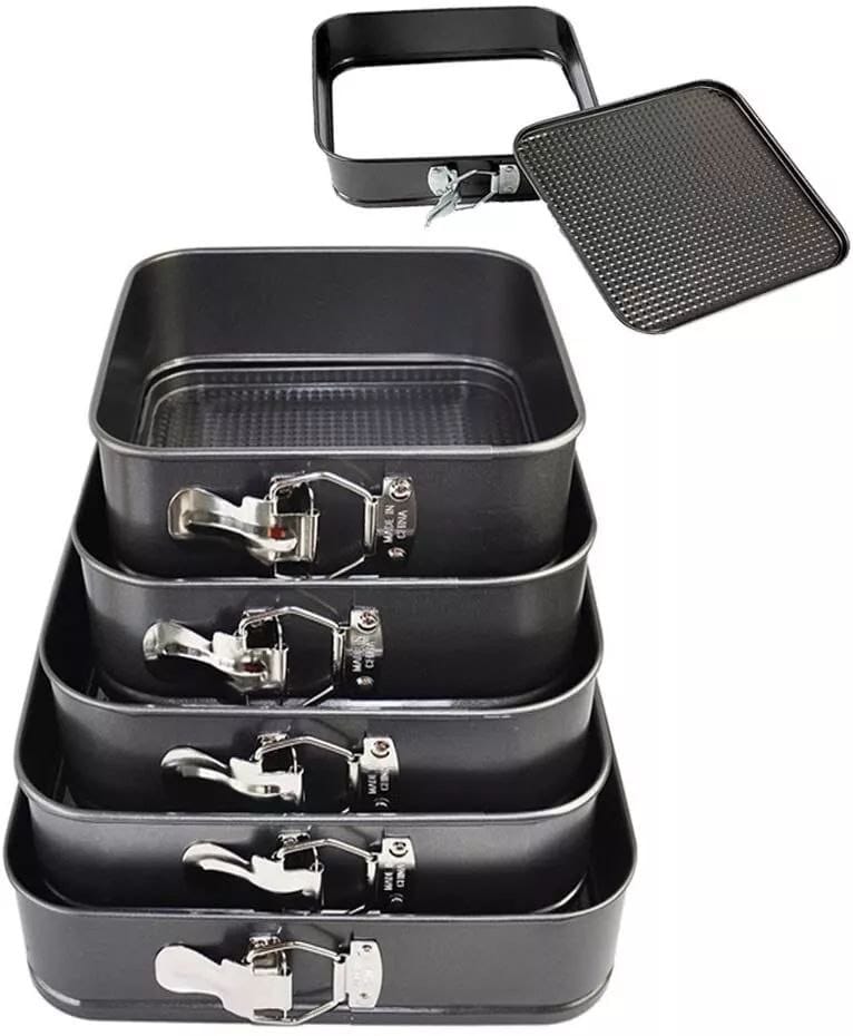 Square Baking tins set 6pcs/set