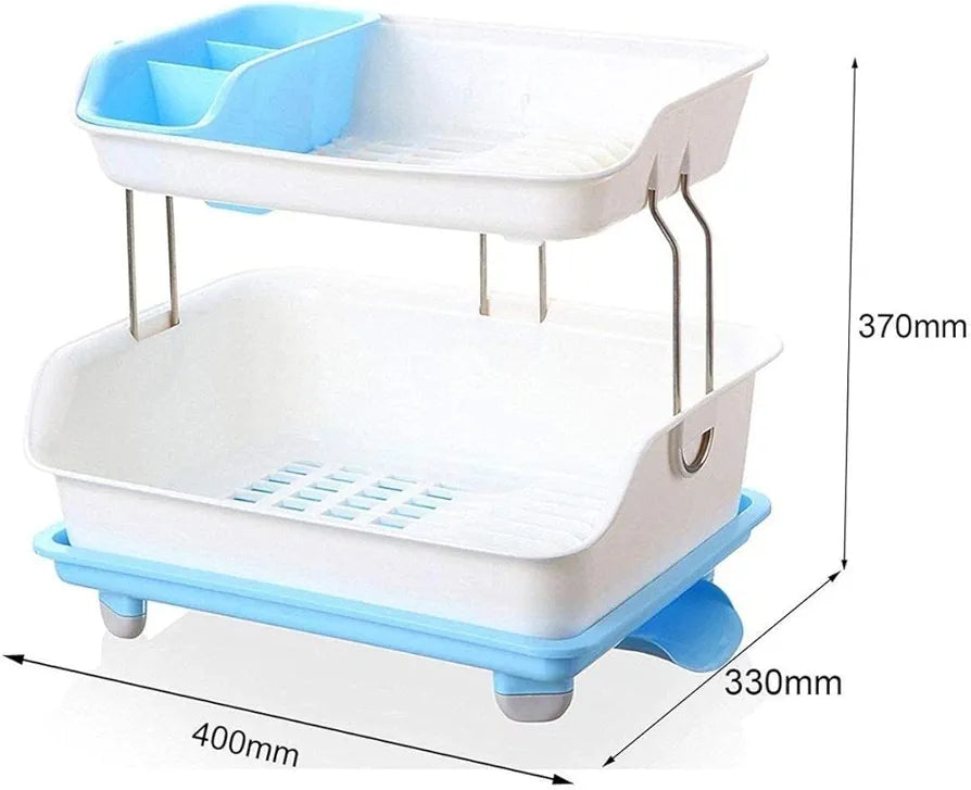 Rust free modern 2layer dishrack