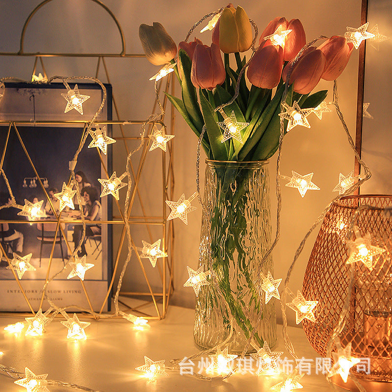 10 METERS Christmas STAR SHAPED LED LIGHTS