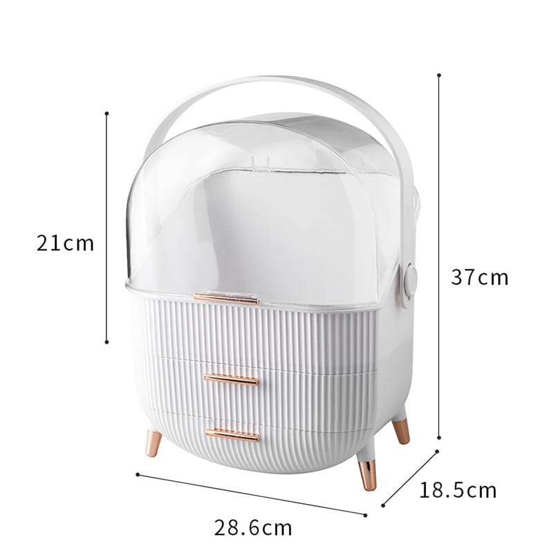 Luxury big capacity cosmetic storage box