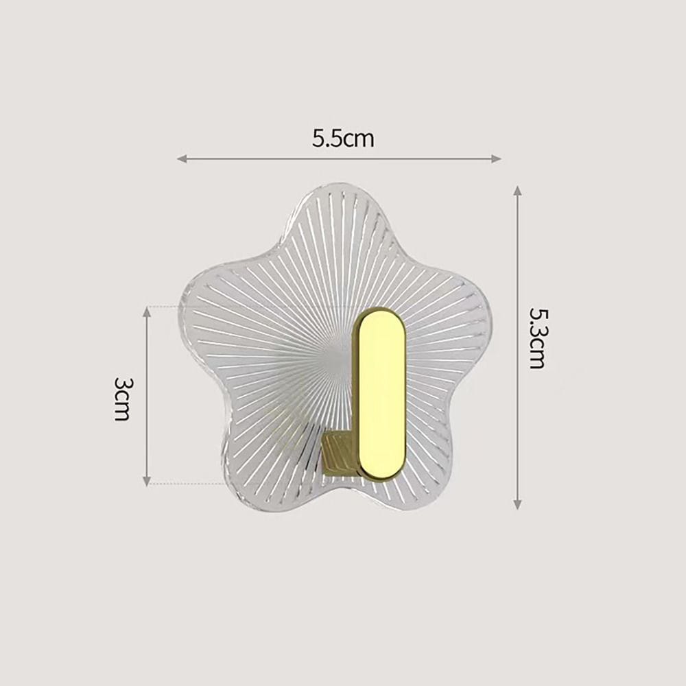 5pcs Punch-Free Wall Hanging Hooks