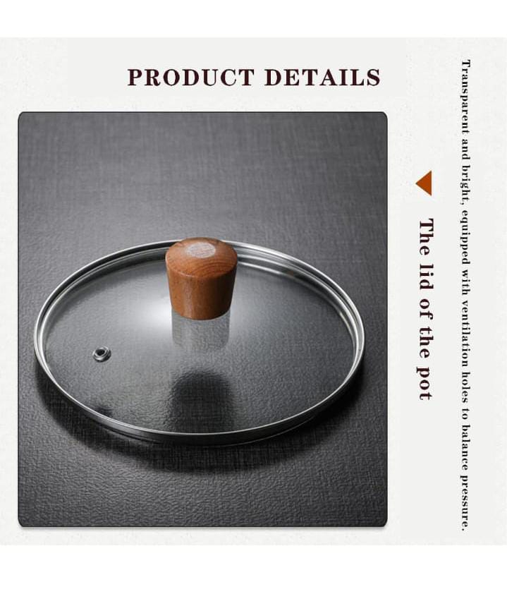 2.5L Transparent Glass Cooking Pots