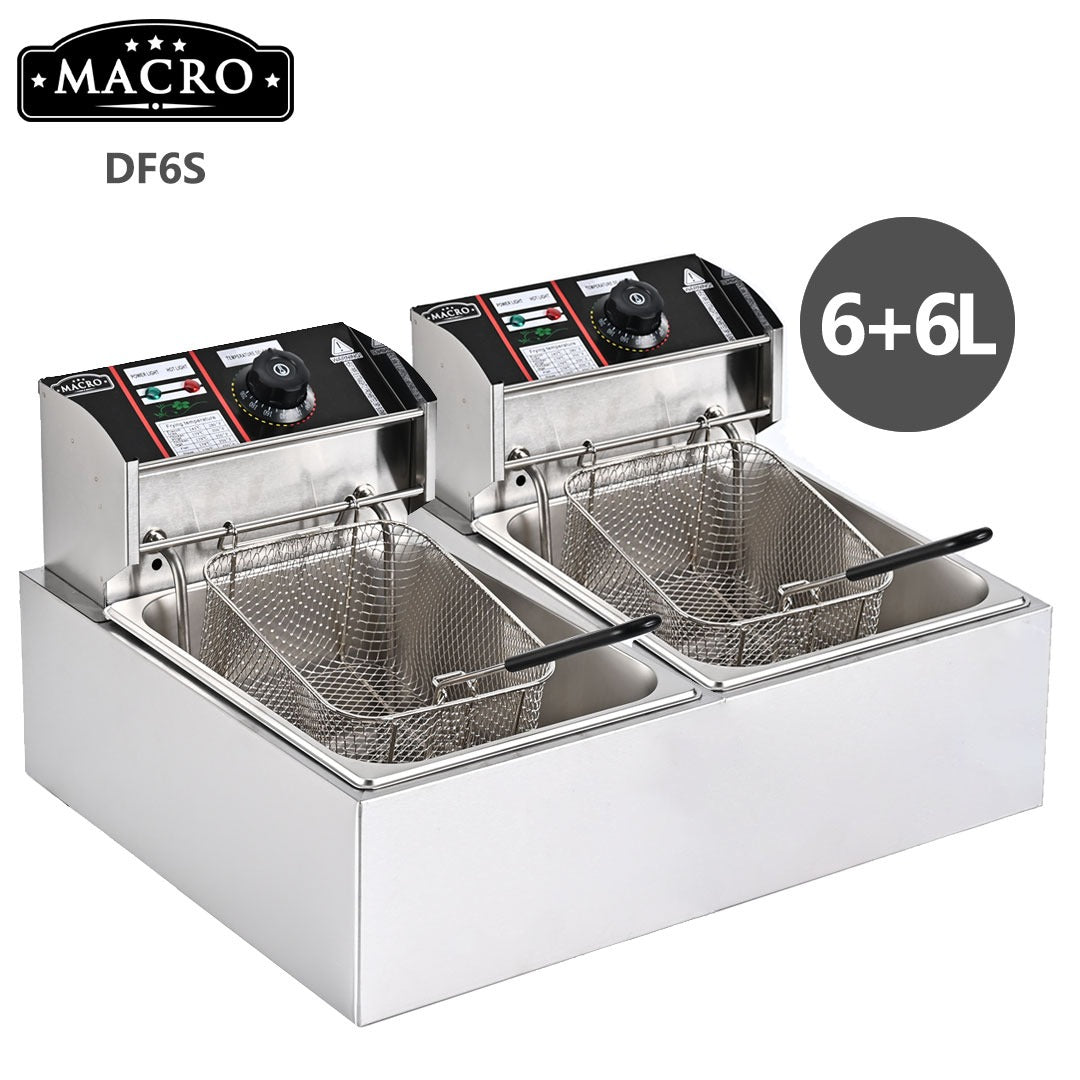 Macro double deep fryer