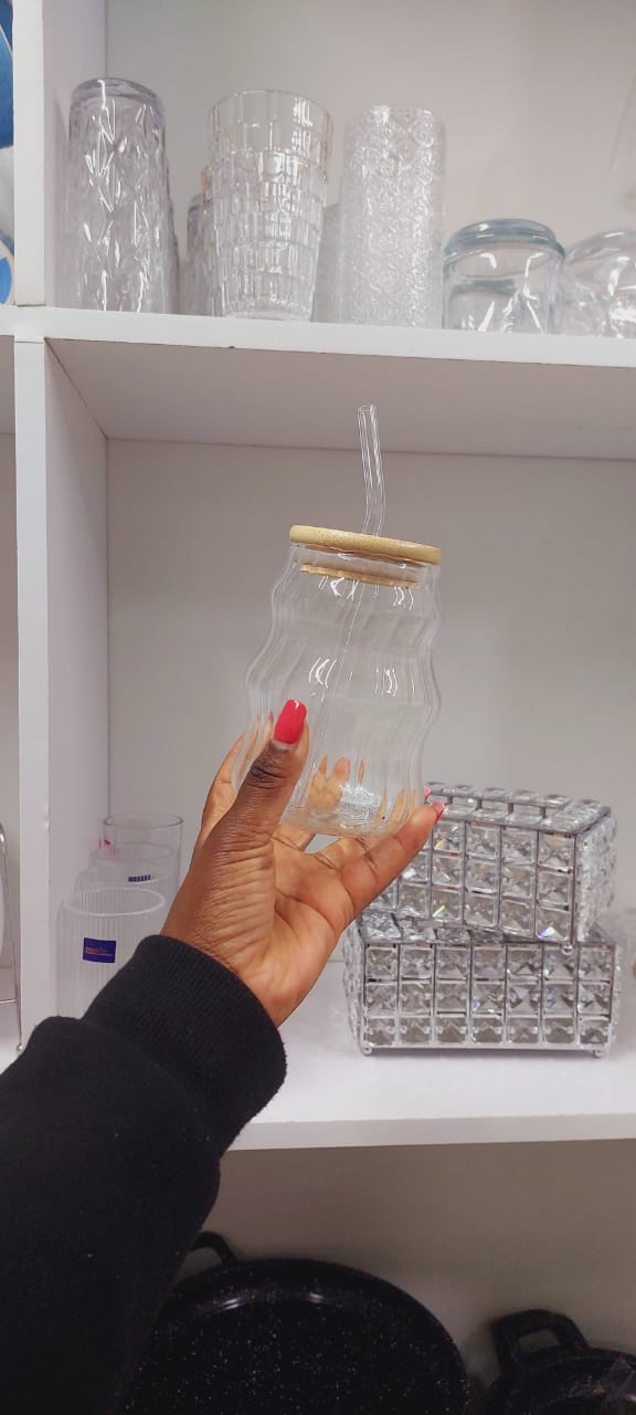 Cute Rippled aesthetic jars