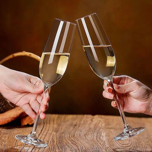 Champagne glass clear