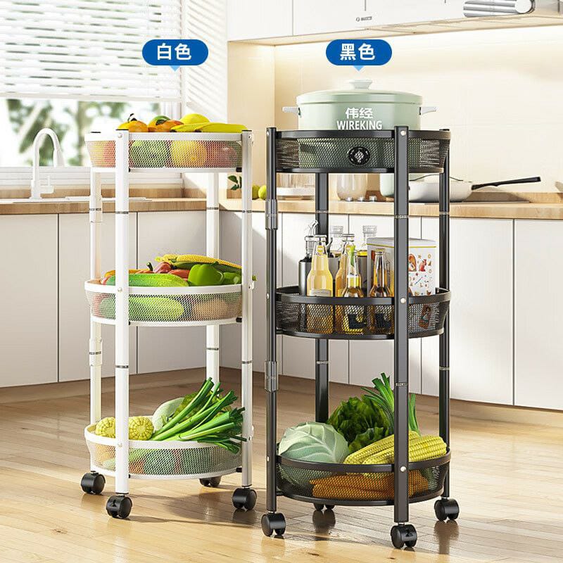 Foldable Round Rotating Multi Layer rack