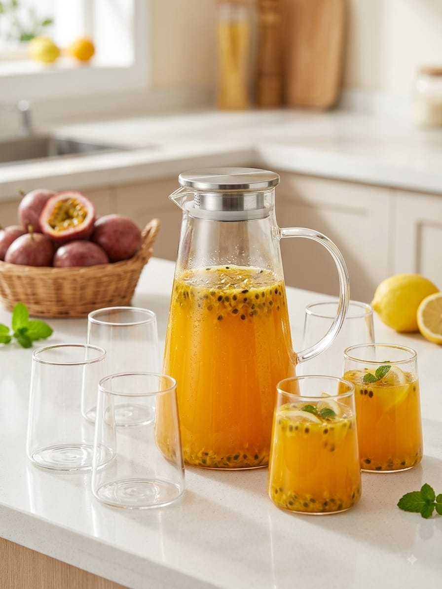 Deli Glassware 7-Piece Pitcher and Tumbler Set