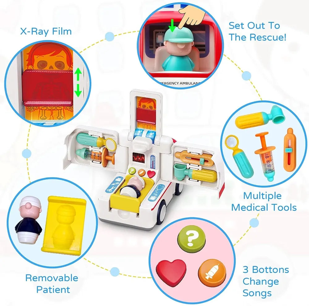Emergency Ambulance Toy Car