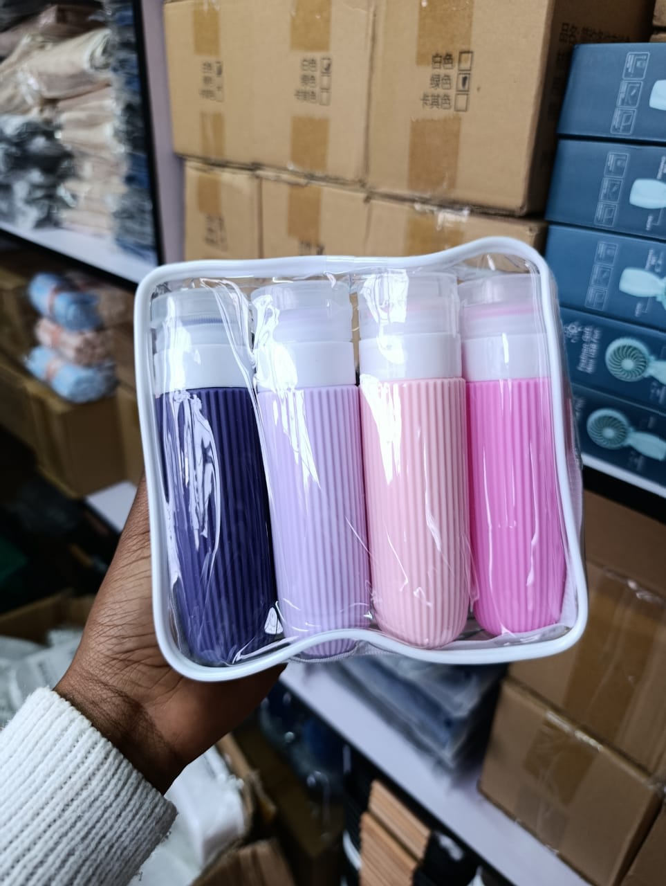 Silicone big capacity colourful travel lotion bottles