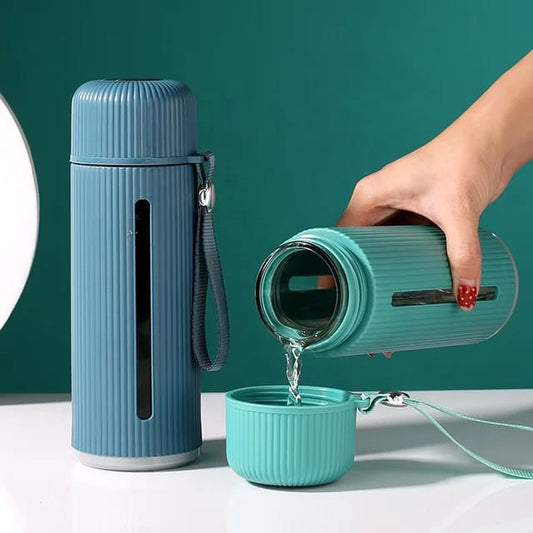 500Ml Borosilicate Glass Water Bottle that can hold hot water