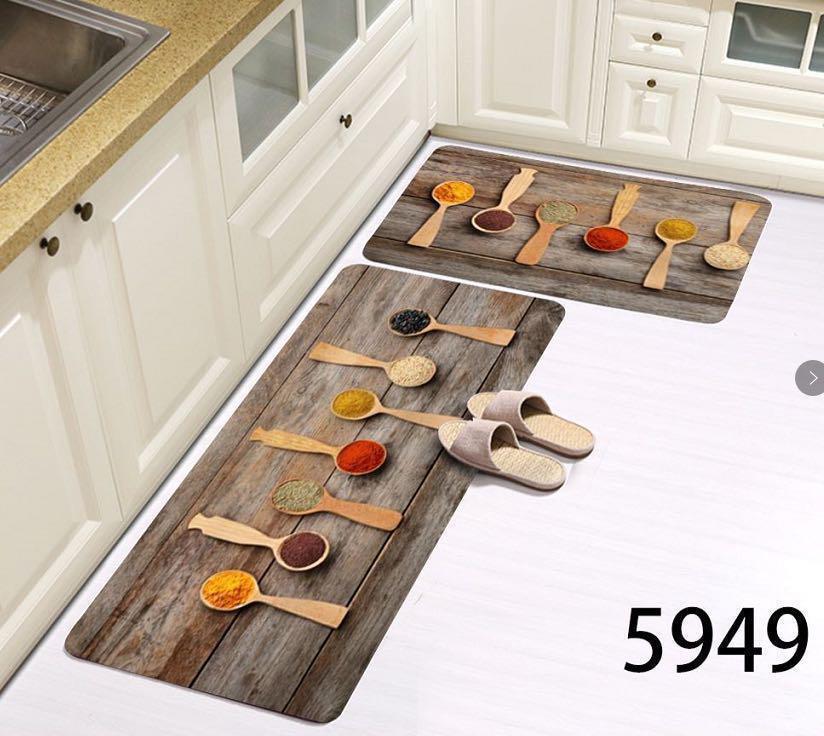 2 pcs Kitchen rubber Mats