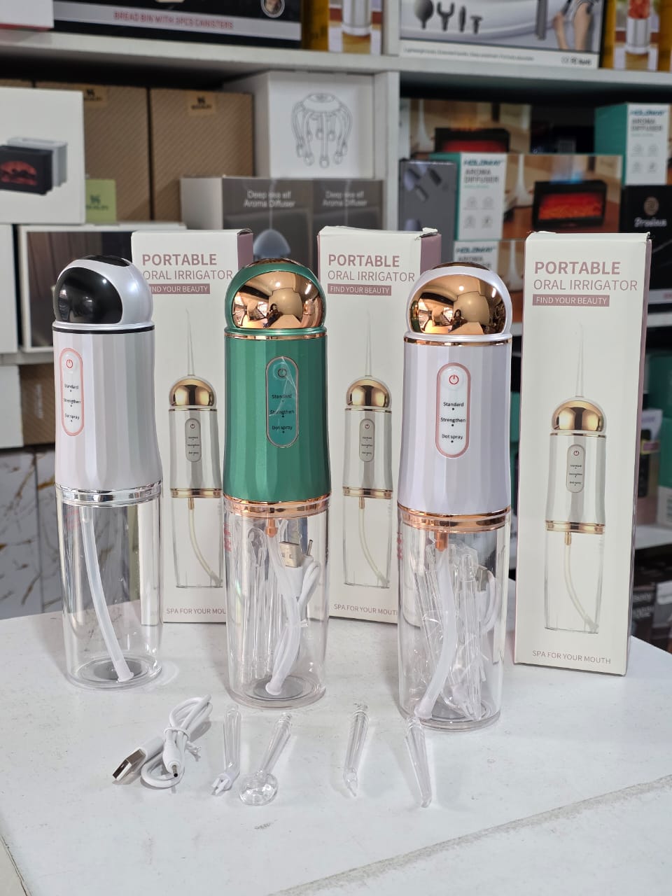 Portable smart electric oral irrigator