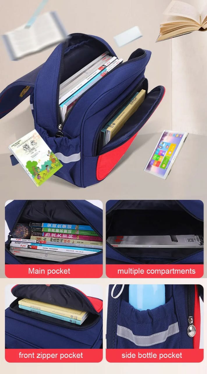 High quality oxford horizontal backpack, Primary School Bag, Boys & Girls Backpack/school bag Kindergarten kids school Bag, Wear-resistant Square backpack Bag for Teenagers