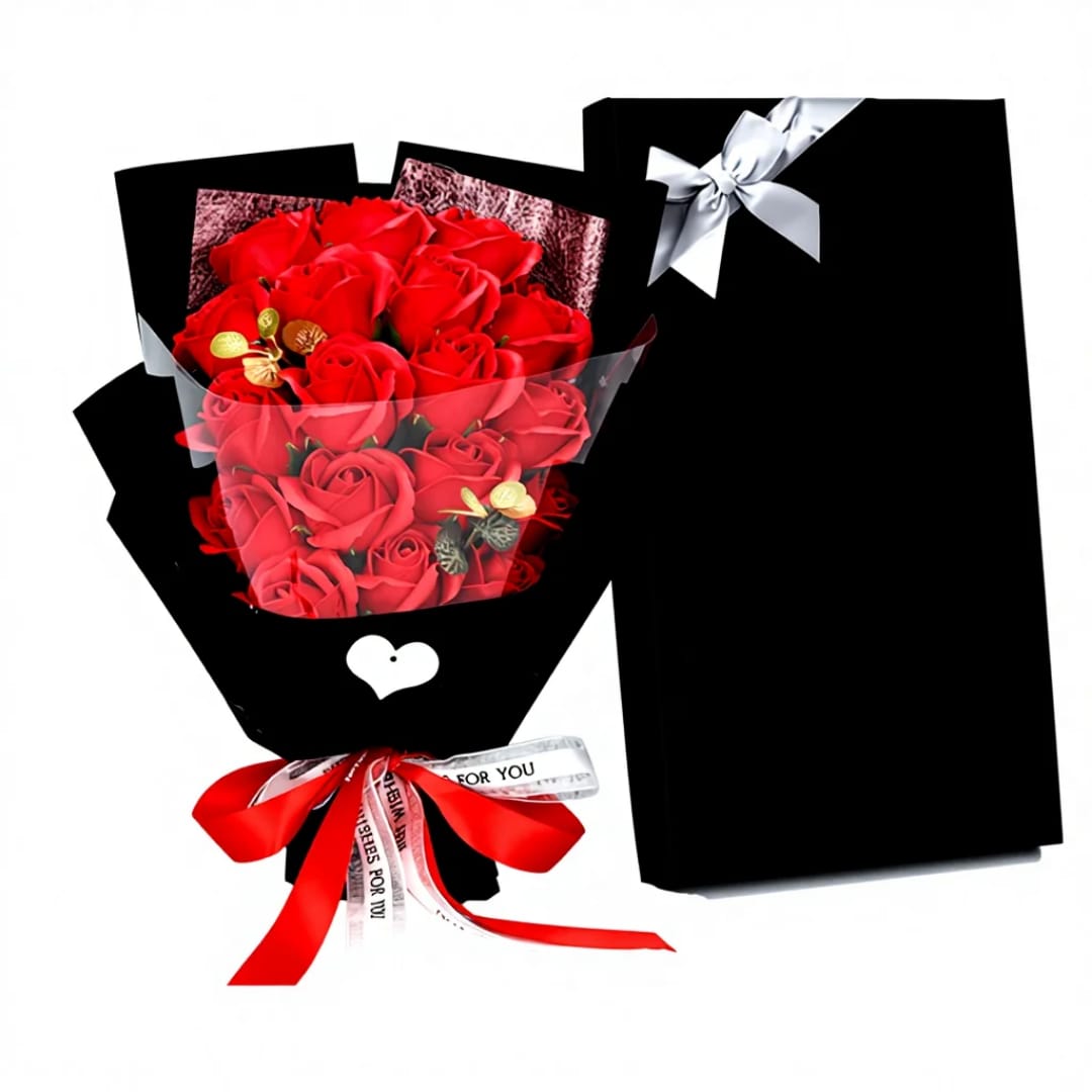 Artificial  Flower Rose Bouquet Gift Box Valentine's Day Gift For Mother Girlfriend Birthday Gift Box