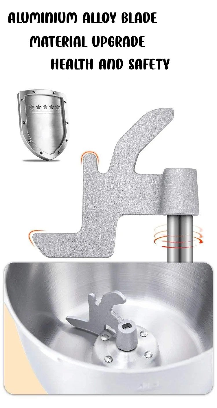 5L Multi-Purpose 2 in 1 ferment Kitchen appliance Dough Maker, bread/Pizza Mixing machine Smart Kneading with Adjustable Timer 500W