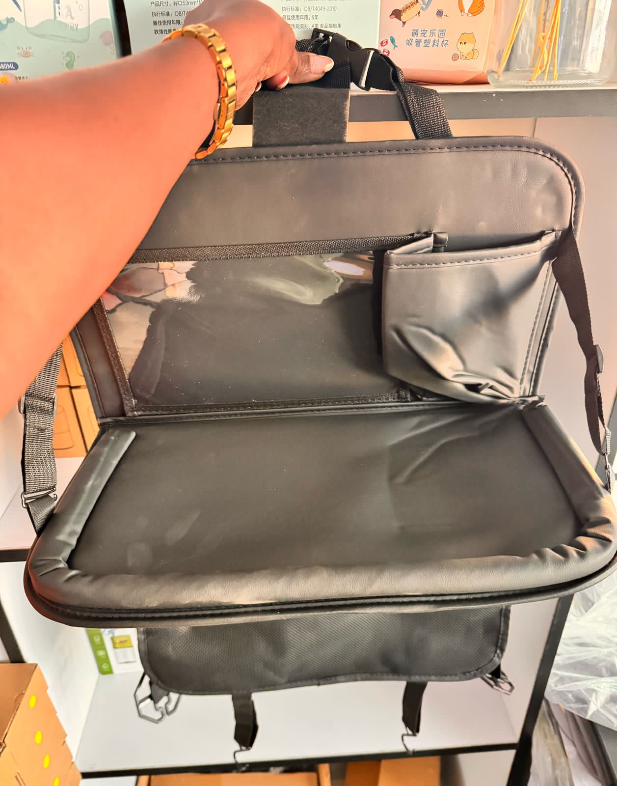 All in one Multi-Functional car seat Back Organizer