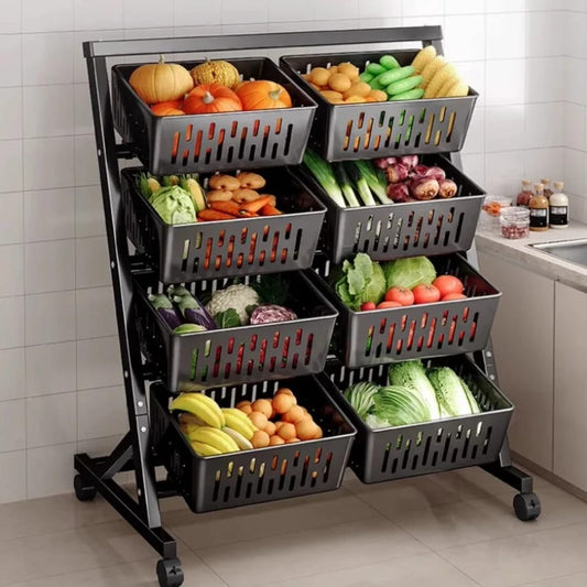 kitchen Vegetable Basket rack 4 Layer