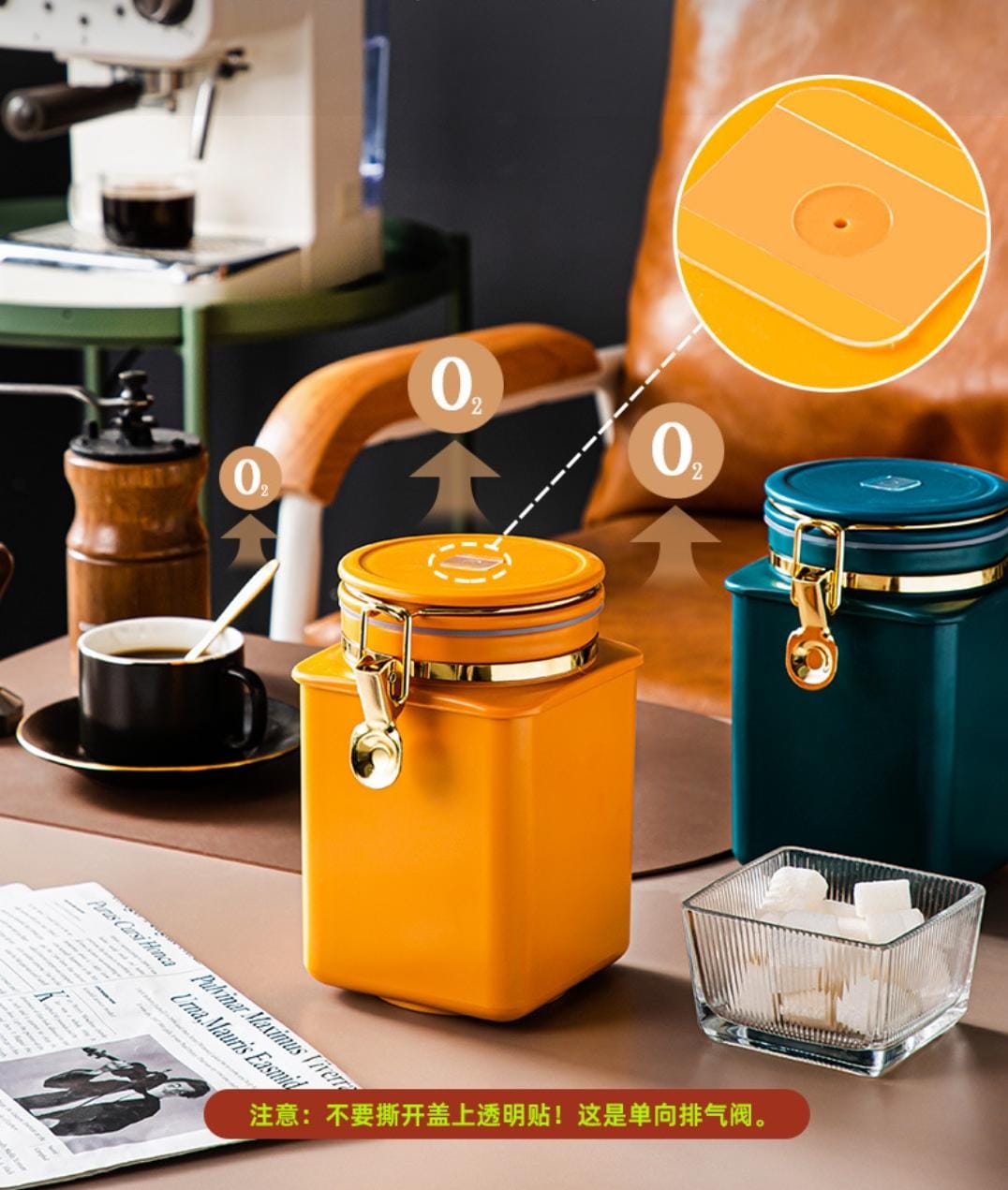 Coffee Jar Storage Jar Airtight