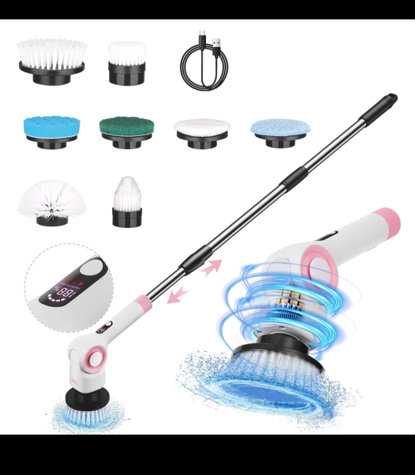 11 in 1 Electric spin Scrubber.