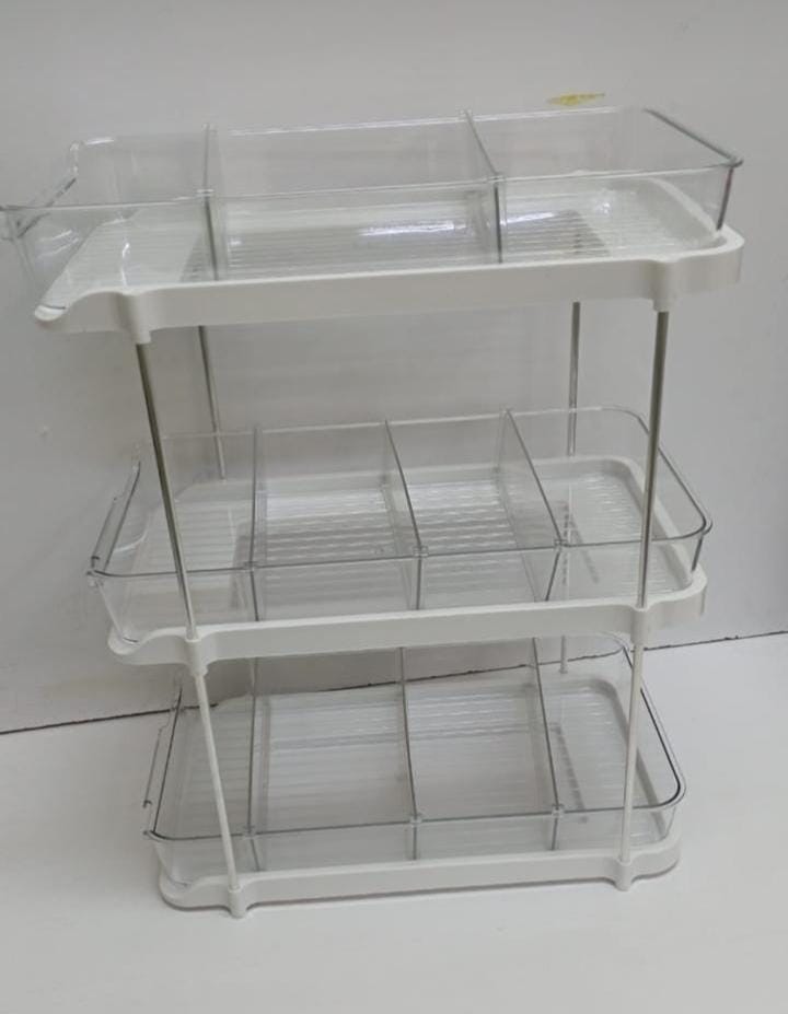 3 layer multifunctional storage rack