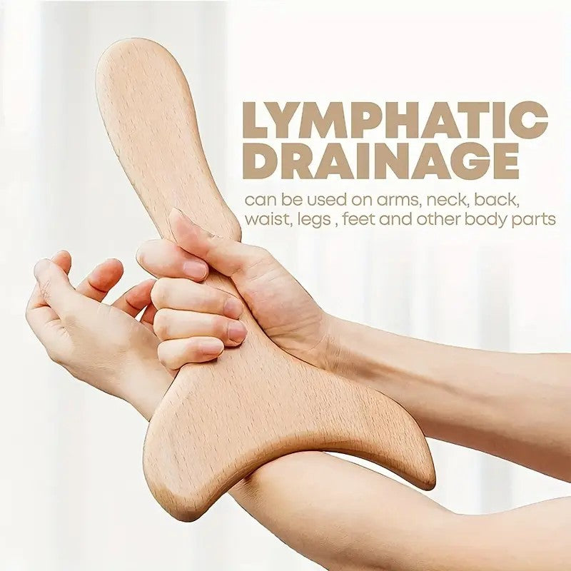Wooden Gua Sha Therapy Tools