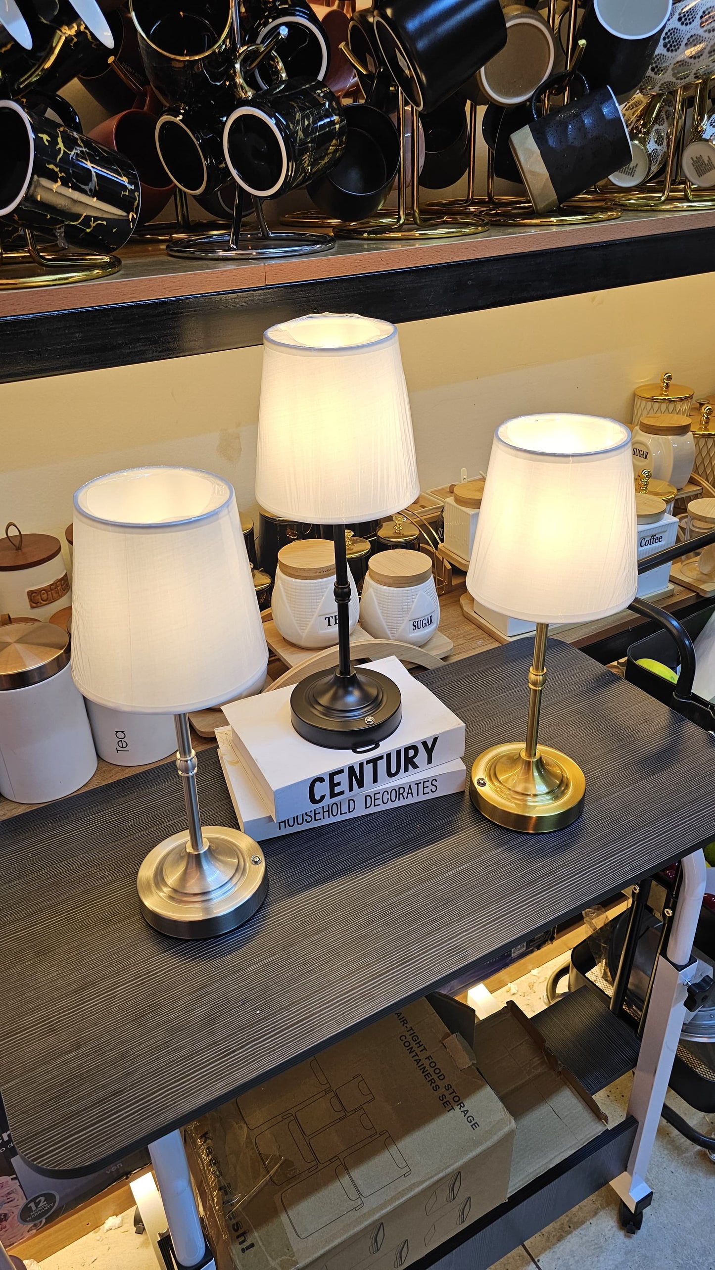 Modern Rechargeable LED Table Lamp  Elegant Wireless Ambient Lighting