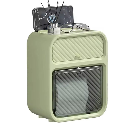 Space-Saving Wall-Mounted Tissue Box Holder