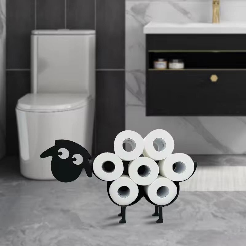 Creative Toilet Paper Holder – Metallic Finish