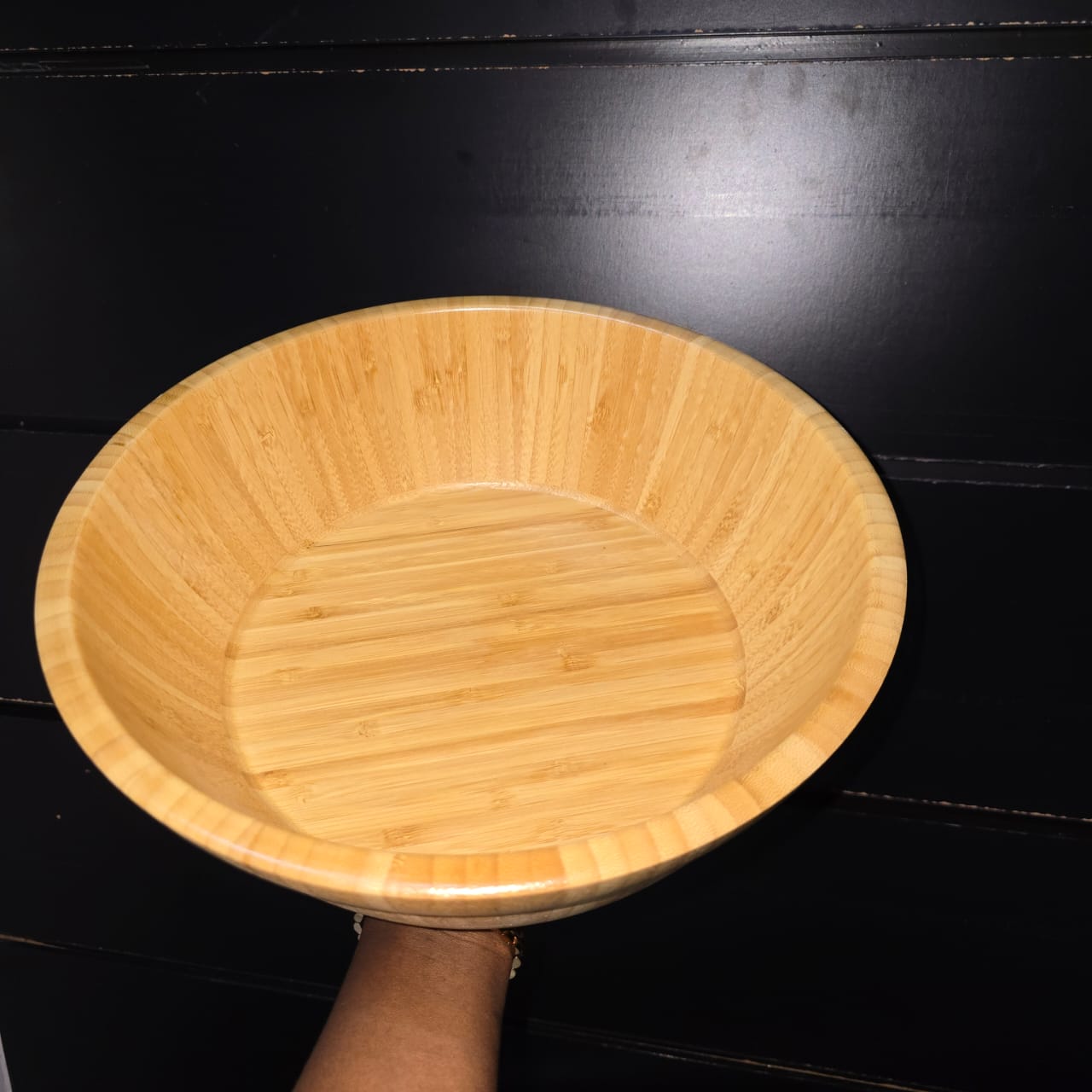 HIGH QUALITY BAMBOO MIXING/SALAD BOWl