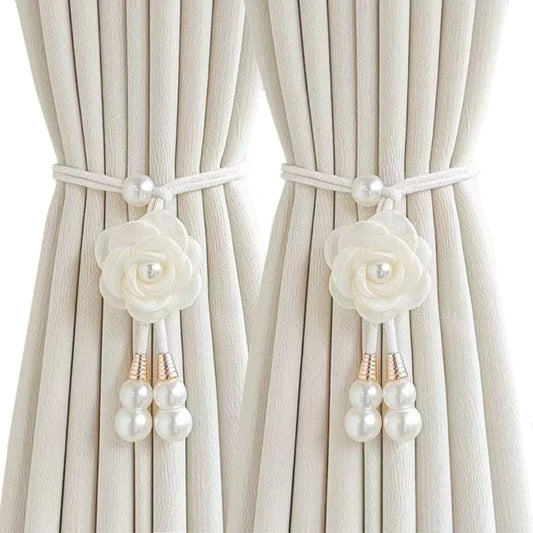Creative camelia flower decorative curtain tieback