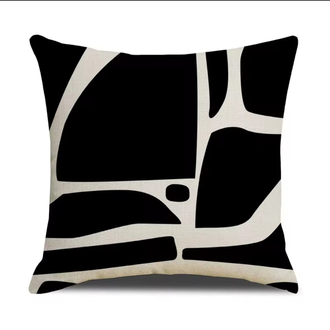 Abstract decorative throw pillow covers
