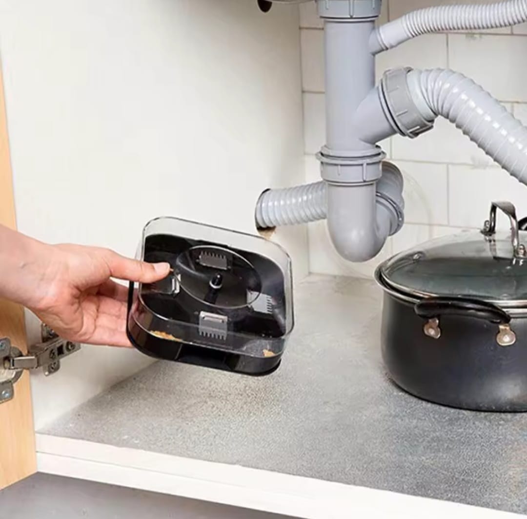 Chemical free cockroach trap, bait station.