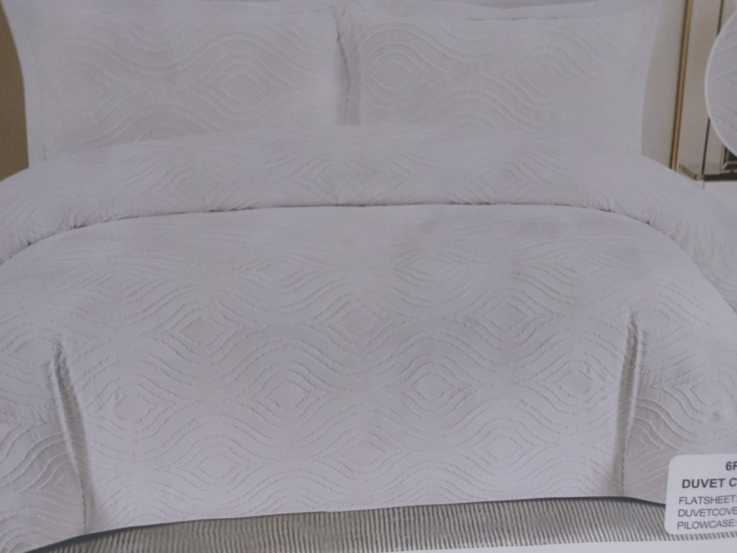 6 pcs Tufted Duvetcover