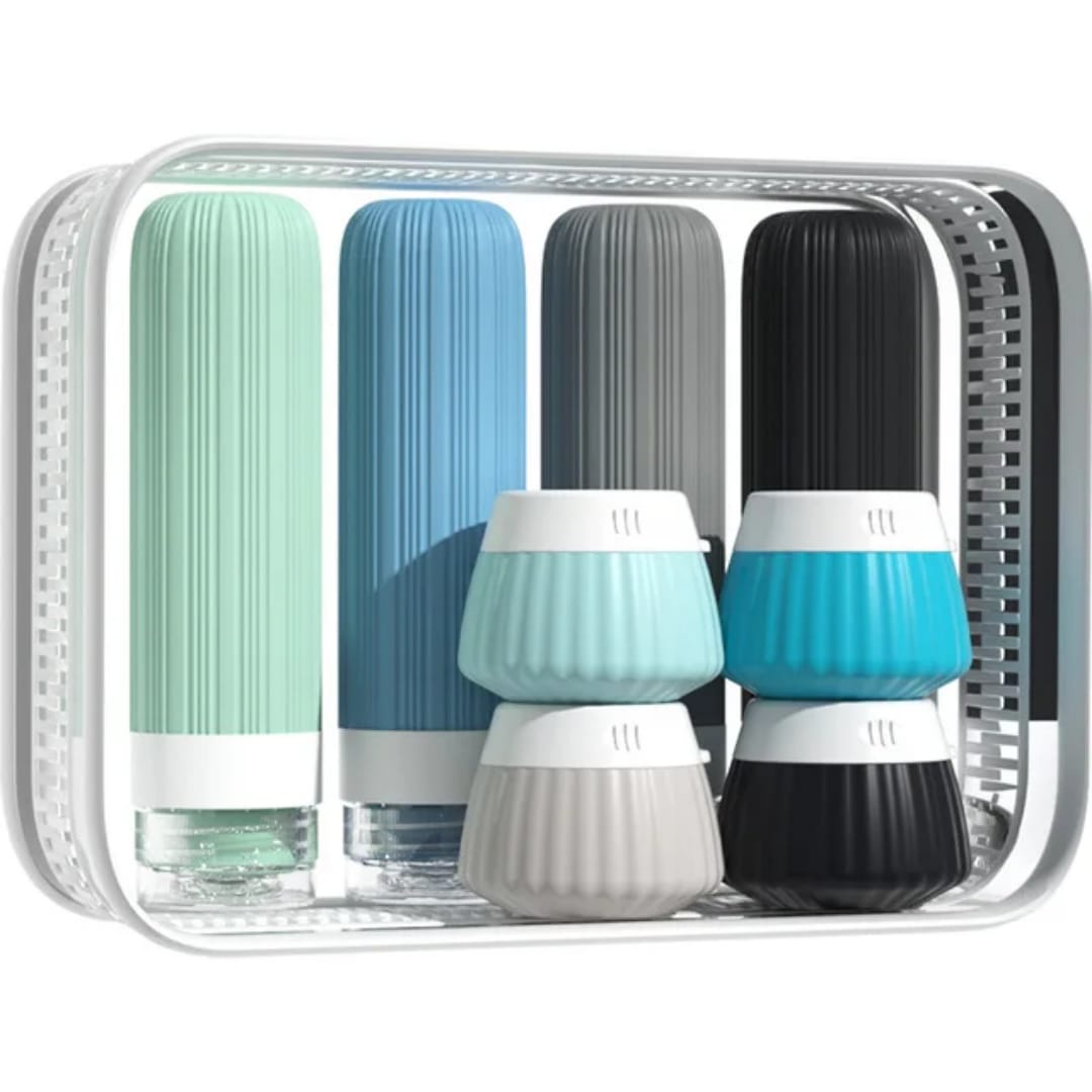 Big capacity colorful travel lotion bottles with cream bottles