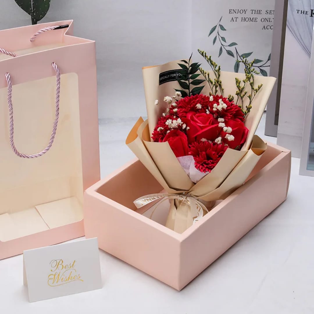 Scented  Flower Bouquet Valentines Day Gift Anniversary Gift