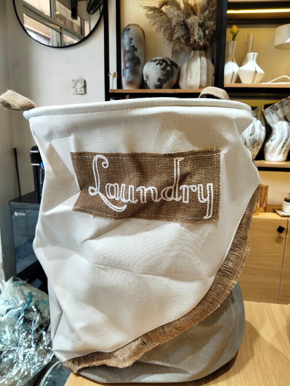 Large Capacity Foldable Laundry basket with lid and Handles
