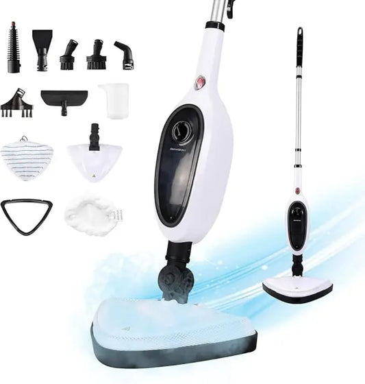1300W 10 in 1 Multifunction Steam Cleaner, Hygienic Floor Cleaning, Steam Mop