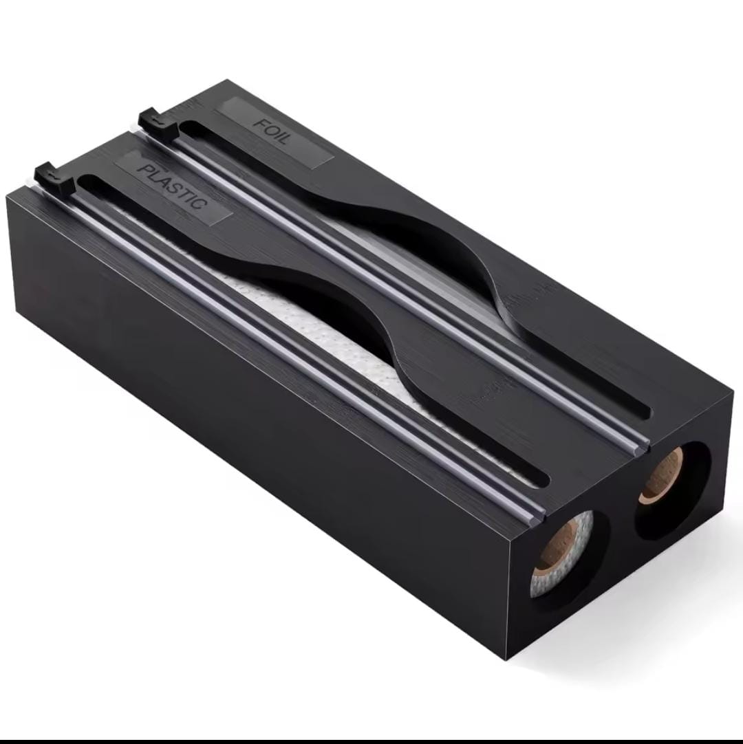 2in1 Bamboo wrap dispenser with cutter