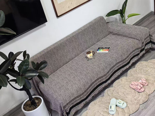 Reversible Chenille cotton sofa covers