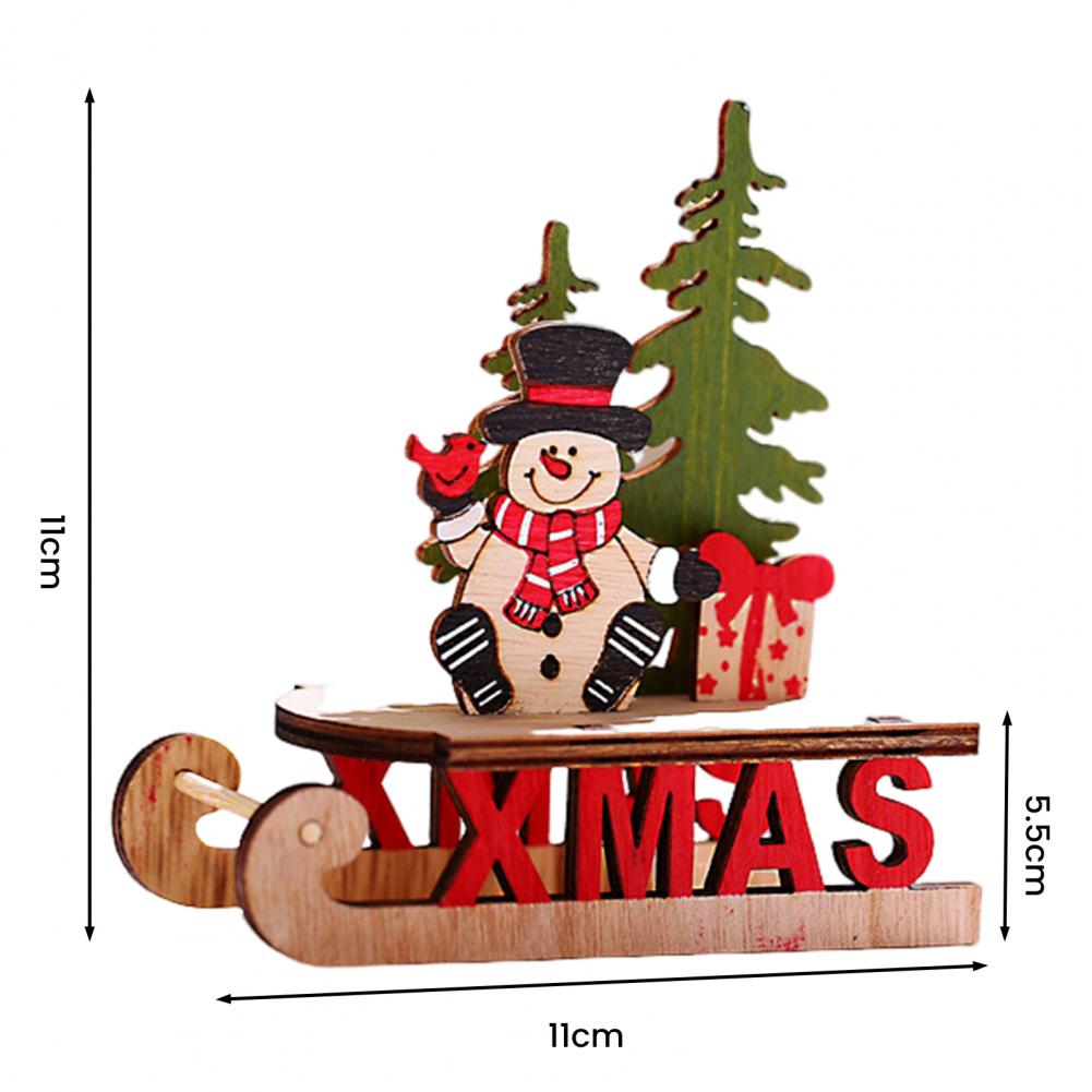 Santa Claus Sleigh Ornament Desk Topper DIY
